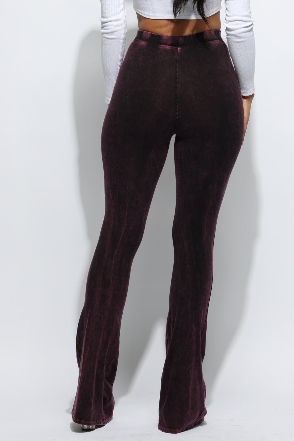 Mineral Wash Cutout Pants