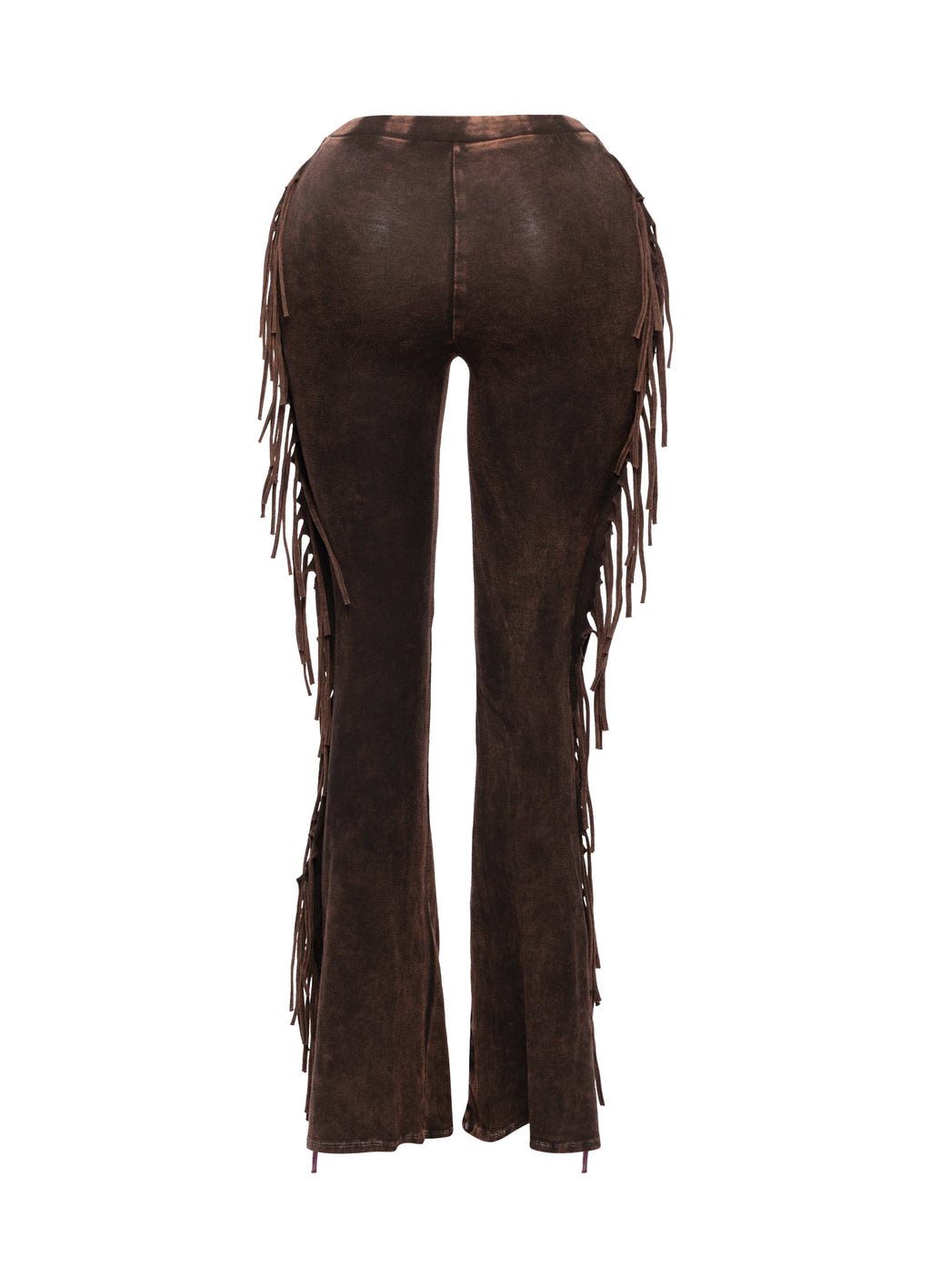 Fringe Trim Mineral Wash Pants in Dk Navy Size S – View 49