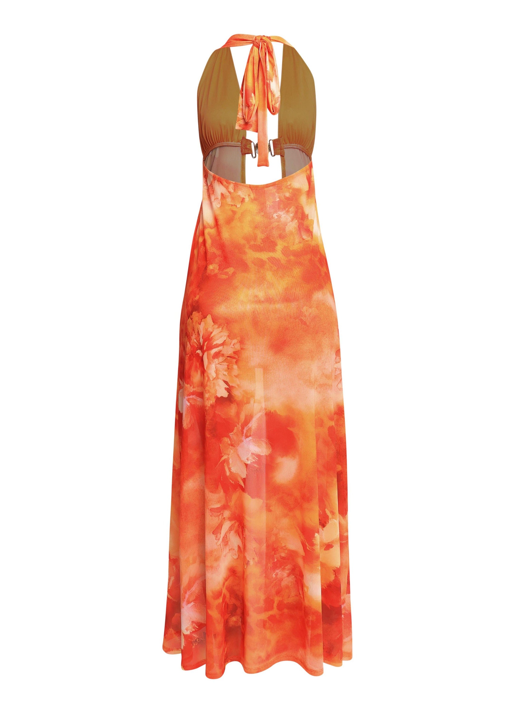 Halter Maxi Top & Mini Skirt Set – View 12