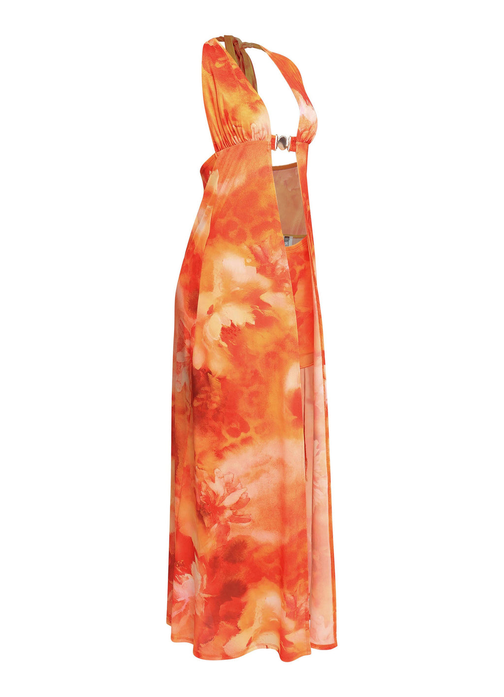 Halter Maxi Top & Mini Skirt Set – View 11