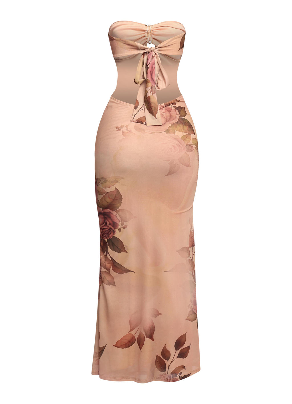 Strapless Cutout Midi Dress – View 16